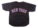 Mark Vientos New York Signed Black Baseball Jersey BAS