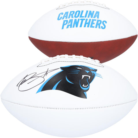 Bryce Young Carolina Panthers Autographed Franklin White Panel Football