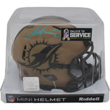 Dan Marino Autographed Miami Dolphins 23 Salute Mini Helmet Beckett 46476