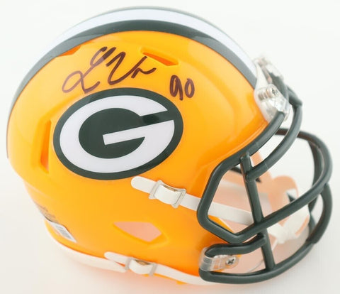 Lukas Van Ness Signed Green Bay Packers Speed Mini Helmet (Beckett) Ex-Iowa LB