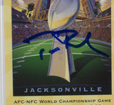 Tom Brady Signed Patriots Super Bowl XXXIX Ticket NM PSA312 PSA/DNA 7 Auto 10