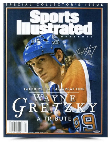 Wayne Gretzky Autographed "Sports Illustrated Tribute" 15" x 20" Cover Photo UDA