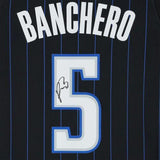 Paolo Banchero Orlando Magic Autographed Nike Black Icon Swingman Jersey