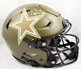 Dak Prescott Signed Cowboys F/S Salute to Service Speed Flex- Beckett W Hologram