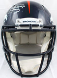 Peyton Manning Signed Denver Broncos Speed Authentic F/S Helmet- Fanatics *White