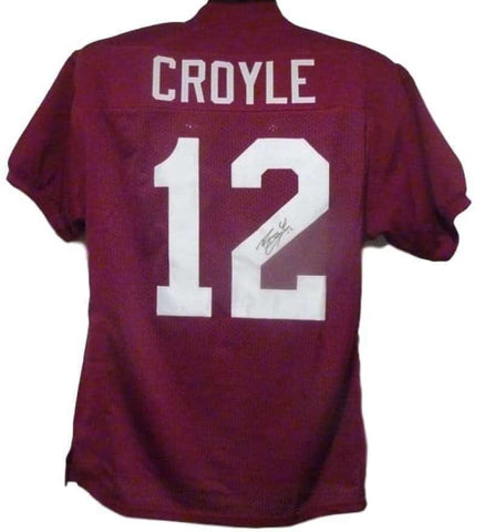 Brodie Croyle Autographed/Signed College Style Red XL Jersey DEN 10931