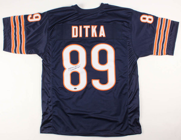 Mike Ditka Signed Chicago Bears Jersey (Schwartz COA) 5xPro Bowl (1961-1965) T.E
