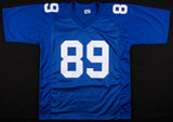 Kevin Boss Signed New York Giants Blue Jersey (Gridiron Legends COA) Tight End