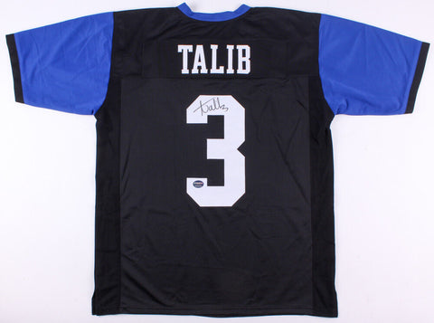 Aqib Talib Signed Kansas Jayhawks Jersey (Prova COA) Broncos / Rams Pro Bowl D.B