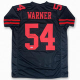 Fred Warner Autographed Jersey - Black - Beckett Authentic