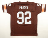 Michael Dean Perry Signed Cleveland Browns Jersey (JSA) 6xPro Bowl Defensive End