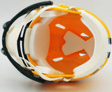 JOSH JACOBS AUTOGRAPHED PACKERS YELLOW SPEED MINI HELMET BECKETT QR 236970