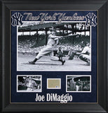 Yankees Joe DiMaggio Authentic Signed & Framed 2.5x3 Cut Signature BAS #A88434