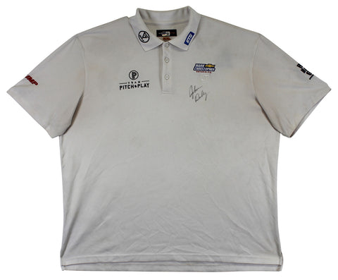 John Daly Authentic Signed Match Worn White Loudmouth Polo Shirt BAS #BK84747