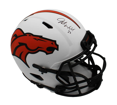 Javonte Williams Signed Denver Broncos Speed Authentic Lunar NFL Helmet