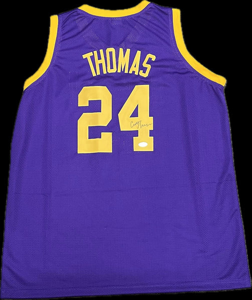 Cam Thomas Signed Jersey PSA LSU Tigers Autographed