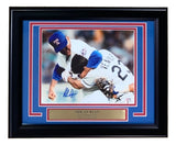 Nolan Ryan Signed Framed 8x10 Texas Rangers Ventura Fight Photo PSA/DNA
