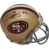 Patrick Willis Signed San Francisco 49ers VSR4 Mini Helmet Beckett 46060