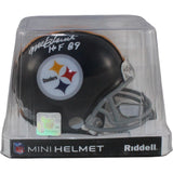 Mel Blount Autographed Pittsburgh Steelers TB VSR4 Mini Helmet HOF Beckett 55054