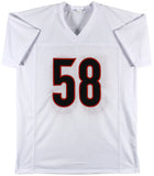 Joseph Ossai Authentic Signed White Pro Style Jersey Autographed BAS Witnessed