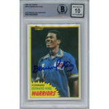 Bernard King Autographed/Signed 1981-1982 Topps 72 Trading Card Beckett 40735