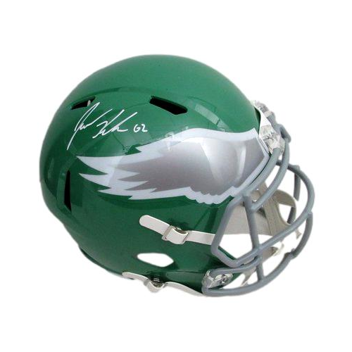 Jason Kelce Signed Full Size Kelly Green Replica Helmet Eagles PSA/DNA 189946