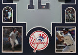 FRAMED N.Y. YANKEES WADE BOGGS AUTOGRAPHED SIGNED INSC JERSEY BECKETT HOLO