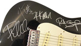 Def Leppard Autographed Fender Guitar 5 Sigs Incl Joe Elliott Beckett AE08316