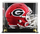 Georgia Jalen Carter Signed Full Size Speed Rep Helmet W/ Case JSA Witnessed