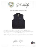 John Daly Authentic Signed Match Worn Navy Folds of Honor Vest BAS #BH00319