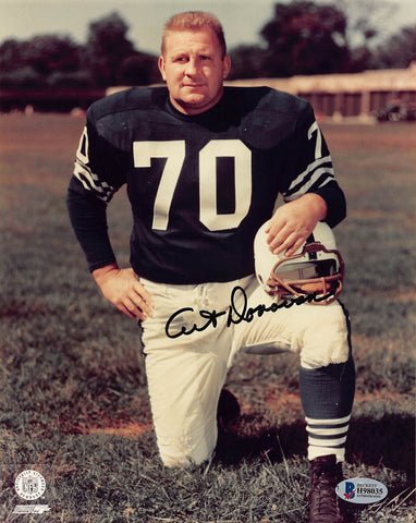 Colts Art Donovan Authentic Signed 8x10 Photo Autographed BAS 2