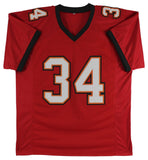 Dexter Jackson Authentic Signed Red Pro Style Jersey Autographed BAS Witnessed