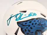 JAMES ROBINSON AUTOGRAPHED JAGUARS LUNAR ECLIPSE MINI HELMET BECKETT 199252