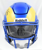 Eric Dickerson Autographed Rams Mid-Size SpeedFlex Helmet HOF - Beckett W Holo