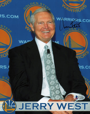 Jerry West Autographed Signed 8x10 Photo Los Angeles Lakers Beckett BAS #E15183