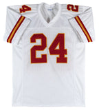 Skyy Moore Authentic Signed White Pro Style Jersey Autographed BAS Witnessed