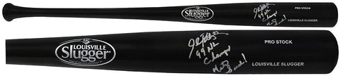 John Rocker Signed Louisville Slugger Black Baseball Bat w/2-INSC (SCHWARTZ COA)