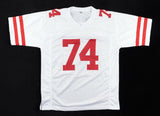 Joe Staley Signed San Francisco 49er Jersey (Beckett Hologram) 6xPro Bowl O-Line