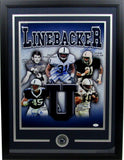 Penn State "Linebacker U" 16x20 Framed Photo Autographed by 5 (Lee, Posluszny,