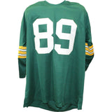 Dave Robinson Autographed Custom Green Stat 2XL Jersey 3 Insc JSA 48494