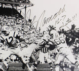 Joe Namath Signed New York Jets Unframed 11x14 B/W NFL Photo with Inscription