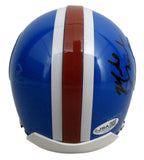 Mike Shanahan Signed/Auto Denver Broncos Mini Football Helmet JSA 213086