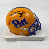 Autographed/Signed Damar Hamlin Pittsburgh Panthers Mini Helmet Beckett COA