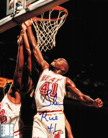 Glen Rice Autographed Signed 8x10 Photo Miami Heat SKU #244955