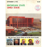 Ohio State Buckeyes vs Michigan State Spartans 09/11/1976 Gameday Program 59287