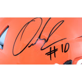 Quinshon Judkins Autographed Cleveland Browns Speedflex Helmet Beckett WIT 53118