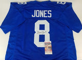 Daniel Jones Signed Giants Jersey (JSA COA) New York's 2019 #1 Draft Pick Q.B.