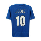 Joe Cole Signed Chelsea FC Home Soccer Jersey #10 with Beckett COA