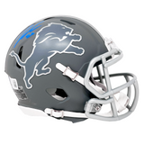 Jahmyr Gibbs Detroit Lions Signed Slate Alternate Mini Helmet BAS Beckett