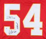 Frank Clark, Damien Wilson & Bashaud Breeland Signed Chiefs Jersey (Beckett)